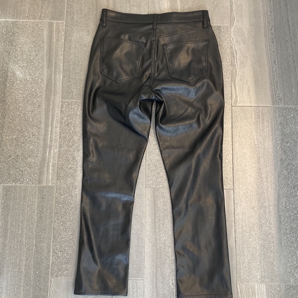 Gap Vegan Leather “high rise vintage slim” jean - Picture 2 of 7